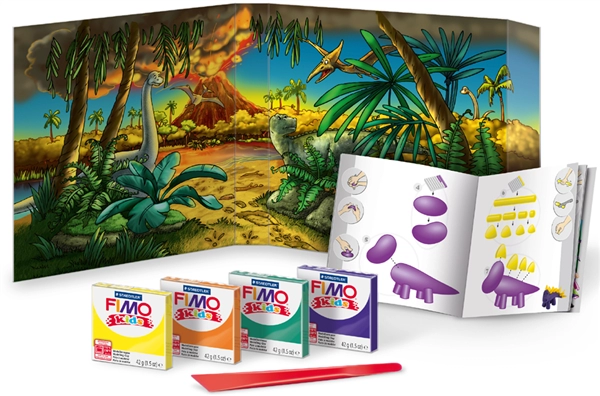 Een fimo kids boetseerklei-set model en play dino level 2 koop je bij NiceSupplies.nl