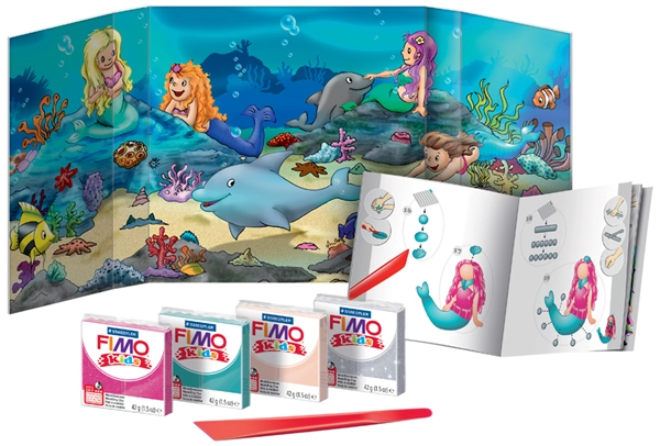 Een fimo kids boetseerklei-set model en play mermaid level 3 koop je bij NiceSupplies.nl