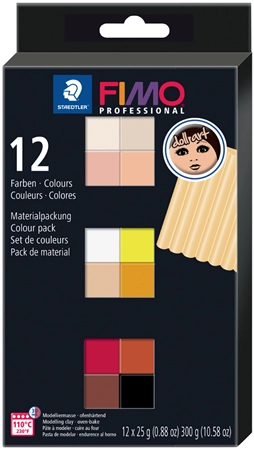 Een fimo professional boetseerklei-set doll art 12 stuks set koop je bij NiceSupplies.nl