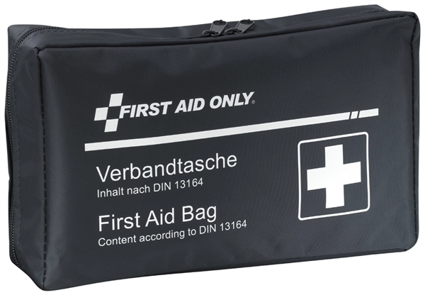 Een first aid only kfz-verbandtas na din 13164 zwart koop je bij NiceSupplies.nl