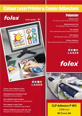 Een folex color-laserfolie clp adhesives p wo din a4 koop je bij NiceSupplies.nl