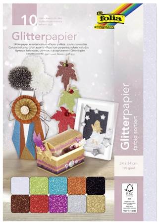 Een folia Glitterpapier koop je bij NiceSupplies.nl