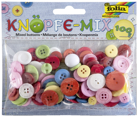 Een folia Knöpfe-Mix, 10 koop je bij NiceSupplies.nl