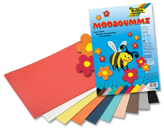 Een folia Moosgummi, 200 koop je bij NiceSupplies.nl