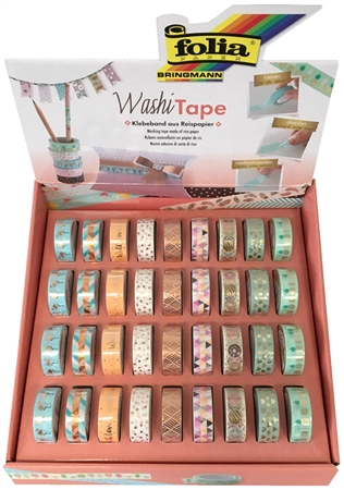 Een folia deco-plakband washi-tape hotfoil display koop je bij NiceSupplies.nl