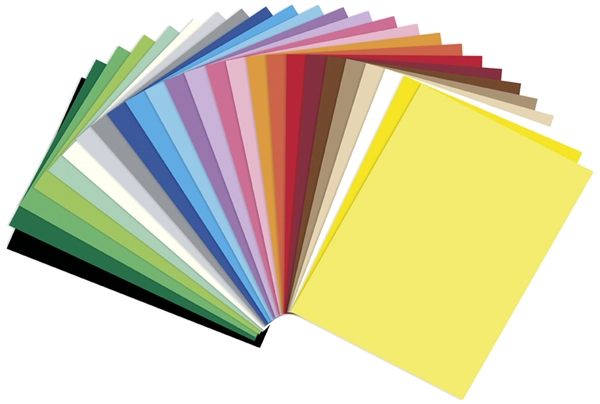 Een folia gekleurd papier din a4 130gr kleuren assorti koop je bij NiceSupplies.nl