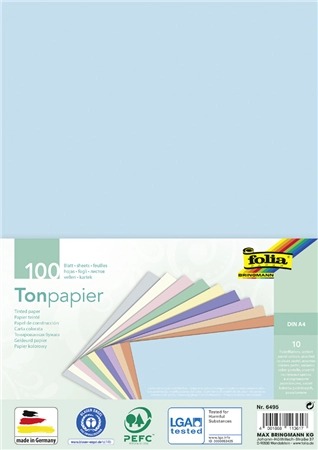 Een folia gekleurd papier pastel-din a4-130gr koop je bij NiceSupplies.nl