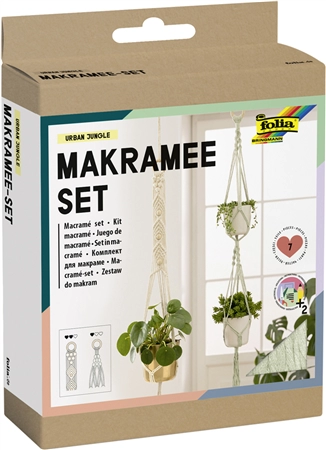 Een folia makramee-set urban jungle 7-delig koop je bij NiceSupplies.nl