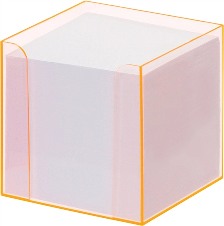 Een folia opbergbox luxbox met leuchtkanten oranje bestukt koop je bij NiceSupplies.nl