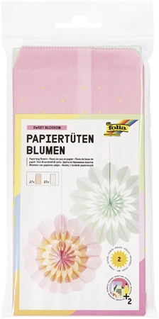 Een folia papieren tasbloemen daisy love koop je bij NiceSupplies.nl