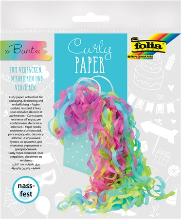 Een folia papierlocken curly paper goud koop je bij NiceSupplies.nl