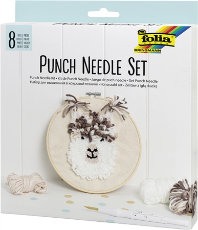 Een folia punch needle set alpaka 8-delig koop je bij NiceSupplies.nl