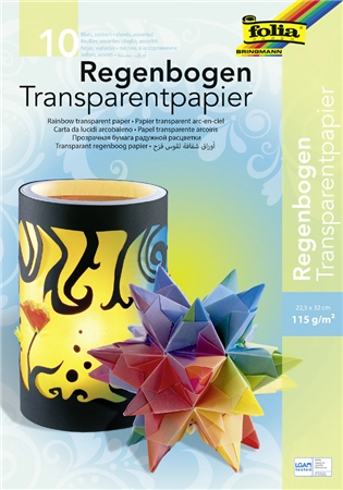 Een folia regenbogen-transparantpapiermap 230x320 mm koop je bij NiceSupplies.nl