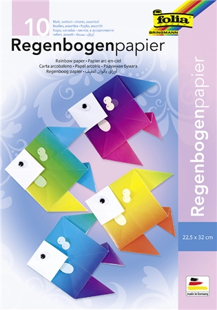 Een folia regenbogenpapiermap 225x320mm 100gr koop je bij NiceSupplies.nl