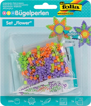 Een folia stijkkralen starter set flower -blume koop je bij NiceSupplies.nl