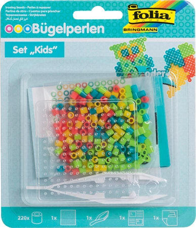 Een folia stijkkralen starter set kids -quadrat koop je bij NiceSupplies.nl