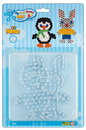 Een hama stiftplaten pinguin kaninchen in blister koop je bij NiceSupplies.nl