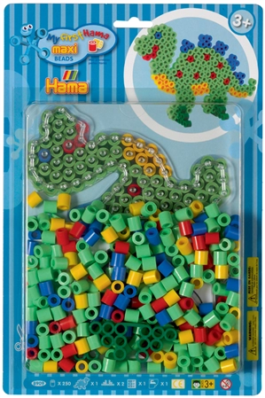 Een hama stijkkralen maxi dinosaurier in blister koop je bij NiceSupplies.nl