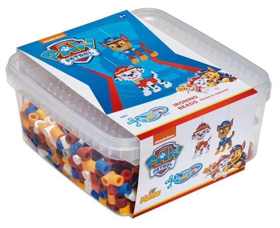 Een hama stijkkralen maxi + stiftplaat paw patrol in box koop je bij NiceSupplies.nl