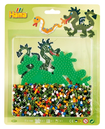 Een hama stijkkralen midi drache in blister koop je bij NiceSupplies.nl