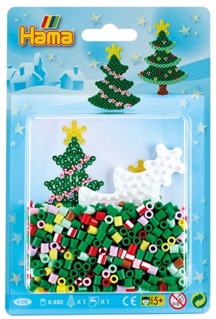 Een hama stijkkralen midi kerstbaum in blister koop je bij NiceSupplies.nl