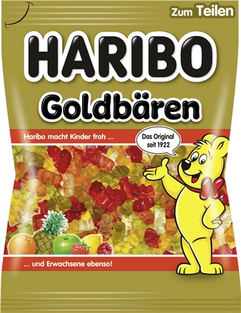 Een haribo fruchtgummi goldbären 175 g zak koop je bij NiceSupplies.nl