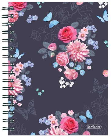 Een herlitz collegeblok ladylike flowers din a5 100 vel koop je bij NiceSupplies.nl