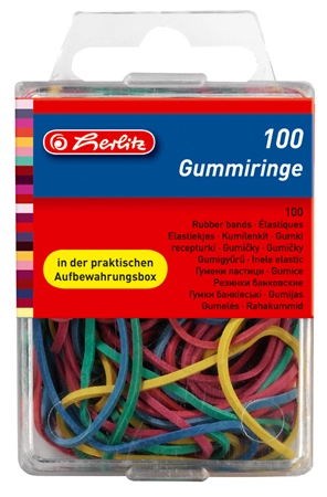 Een herlitz elastiek gekleurd assorti formaten-mix koop je bij NiceSupplies.nl