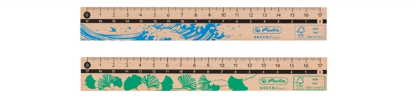 Een herlitz houten liniaal greenline 170 mm koop je bij NiceSupplies.nl