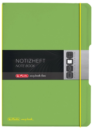 Een herlitz notitieboek mybook flex a4 pp-cover lichtgroen koop je bij NiceSupplies.nl