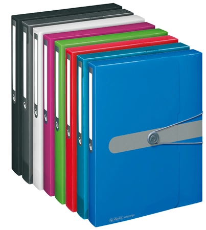 Een herlitz opbergbox easy orga to go din a4 blauw opaak koop je bij NiceSupplies.nl