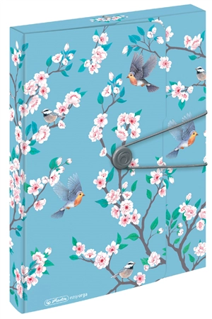 Een herlitz opbergbox easy orga to go din a4 ladylike flowers koop je bij NiceSupplies.nl