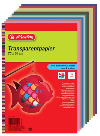 Een herlitz transparantpapier 200x300mm inhoud 10 blad koop je bij NiceSupplies.nl