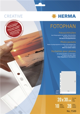 Een herma fotophan zichtmappen din a4 voor fotos 9x13 cm hoog koop je bij NiceSupplies.nl