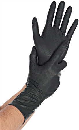 Een hygostar nitril-handschoenen power grip long l zwart koop je bij NiceSupplies.nl