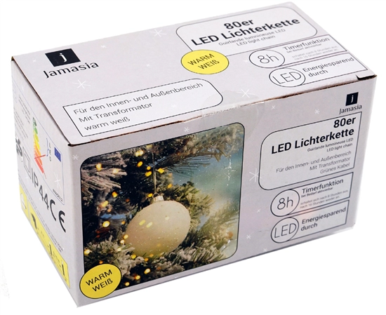 Een jamasia led-lichtslinger groen 300 lichter ip 44 koop je bij NiceSupplies.nl