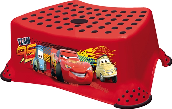 Een keeeper kids opstapkruk tomek cars rood koop je bij NiceSupplies.nl