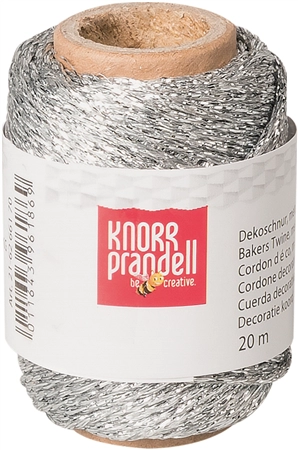 Een knorr prandell decoratiekoord metallic goud 20 m koop je bij NiceSupplies.nl