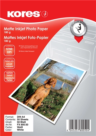 Een kores fotopapier din a4 180gr mat koop je bij NiceSupplies.nl