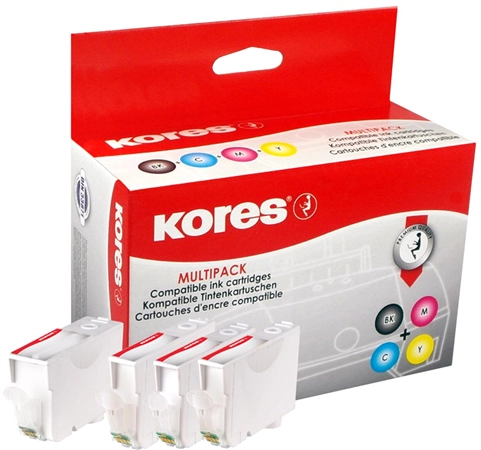 Een kores multi-pak tinte g1564kit vervangt canon pgi-1500xl koop je bij NiceSupplies.nl