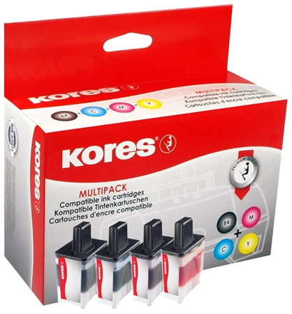 Een kores multi-pak toner g1527 vervangt brother lc-127-125xl koop je bij NiceSupplies.nl