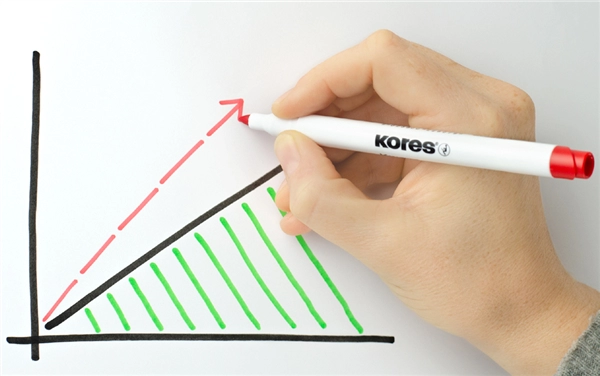 Een kores non-permanent marker k marker w1 10 stuks etui koop je bij NiceSupplies.nl