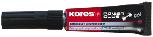 Een kores secondelijm powerglue 3gr tube koop je bij NiceSupplies.nl