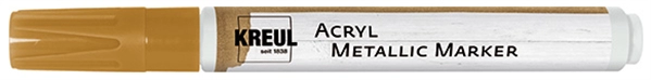 Een kreul acryl metallic marker medium ronde punt koper koop je bij NiceSupplies.nl