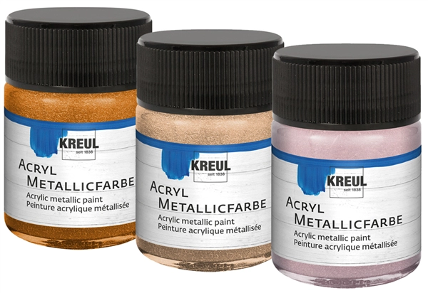 Een kreul acryl-metallicfarbe roségold 20 ml koop je bij NiceSupplies.nl