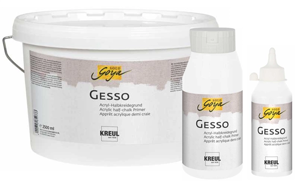 Een kreul acrylgronding solo goya gesso wit 2,5 liter koop je bij NiceSupplies.nl