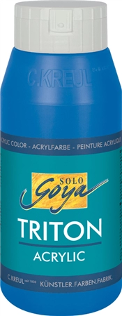 Een kreul acrylverf solo goya triton citroen 750 ml koop je bij NiceSupplies.nl