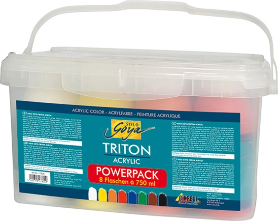 Een kreul acrylverf solo goya triton power pak koop je bij NiceSupplies.nl