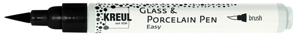 Een kreul glas en porcelein pen easy zwart koop je bij NiceSupplies.nl