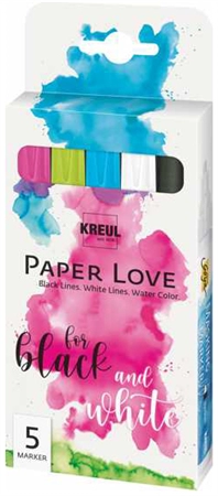 Een kreul marker-set paperlove 5-delig koop je bij NiceSupplies.nl